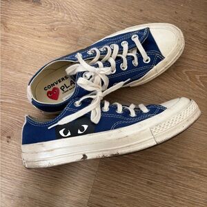 Converse Blue and White Chuck Taylor Sneakers